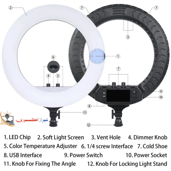 رینگ لایت rl-22